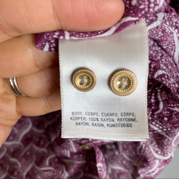 Anthropologie’s Maeve- Orli Bibbed Button Down Top - Picture 6 of 8